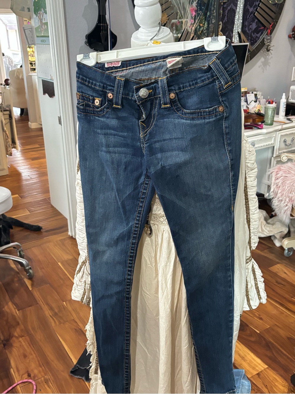 True Religion Dark Blue Skinny Jeans